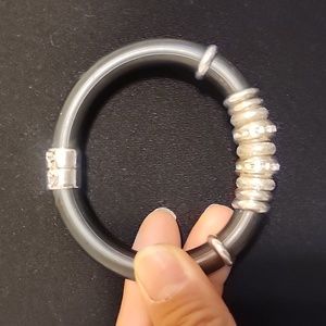 Vintage Erwin Pearl Rubber CZ Bracelet